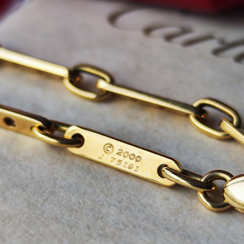 Cartier カルティエ メカノ チェーンブレスレット 18金