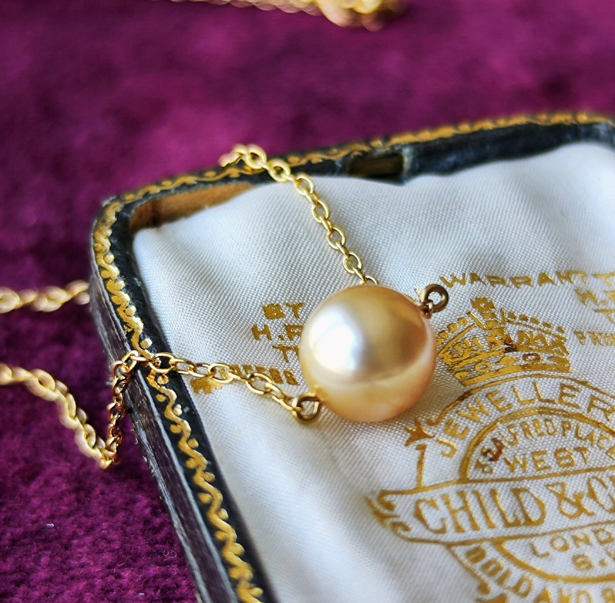 MIKIMOTO ミキモト ゴールデンパール ネックレス