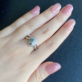 【大粒 0.82ct】天然アレキサンドライト 天然ダイヤモンド リング