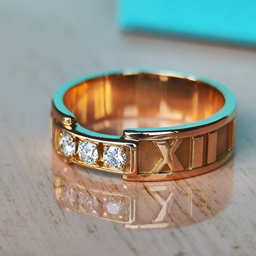 TIFFANY&Co ティファニー アトラス ダイヤモンド 18金PG