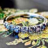 【アトリエオープン記念】天然アレキサンドライト 0.72ct 一文字リング