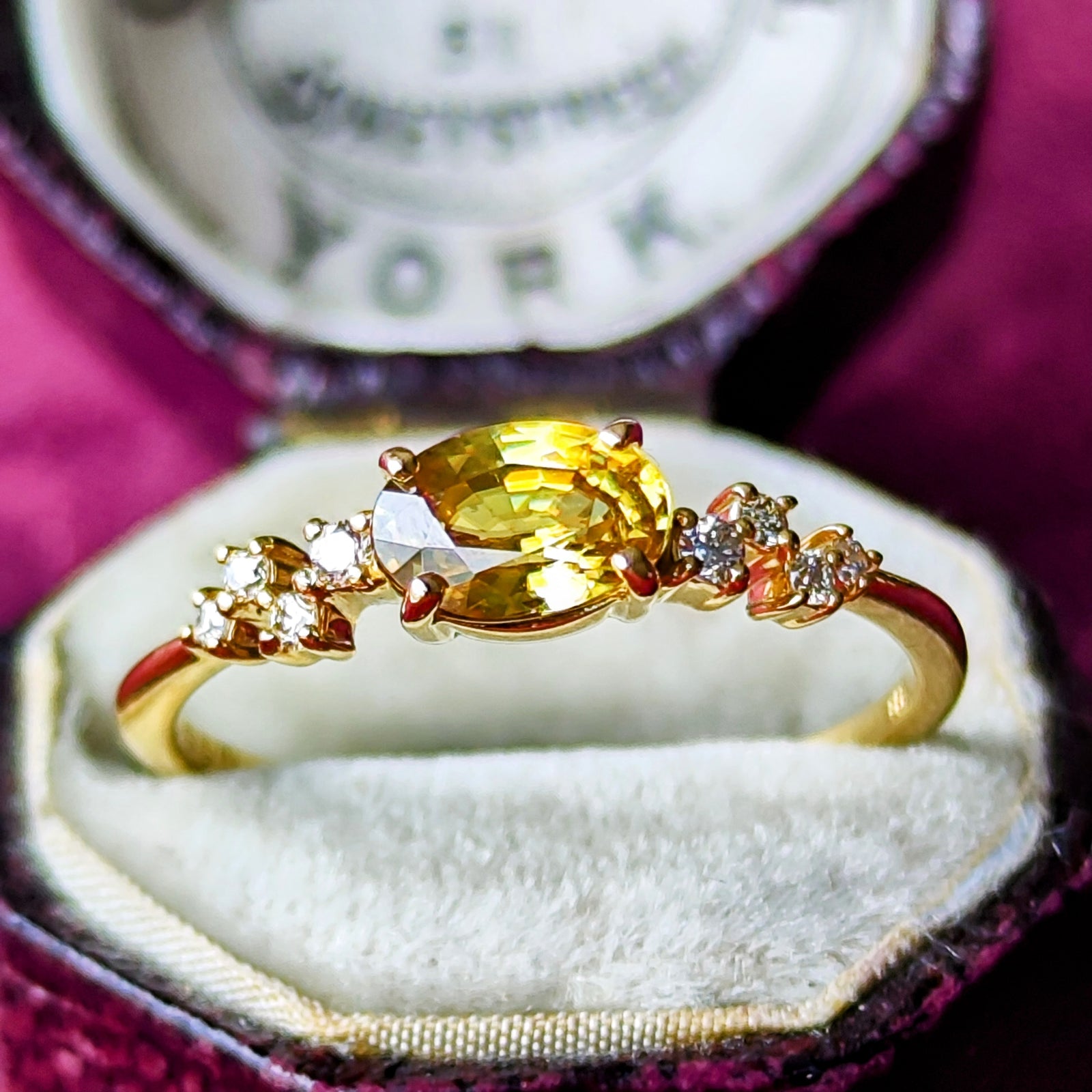 特価！天然スフェーン1.61ct　でかでかキャット♪S925フリーサイズリング 天然スフェーン 天然ダイヤモンド リング – Mico宝飾店