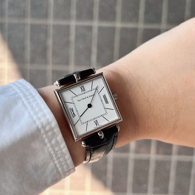【ボーイズ OH済み】Van Cleef & Arpels ヴァンクリーフ&アーペル クラシックカレ クォーツ
