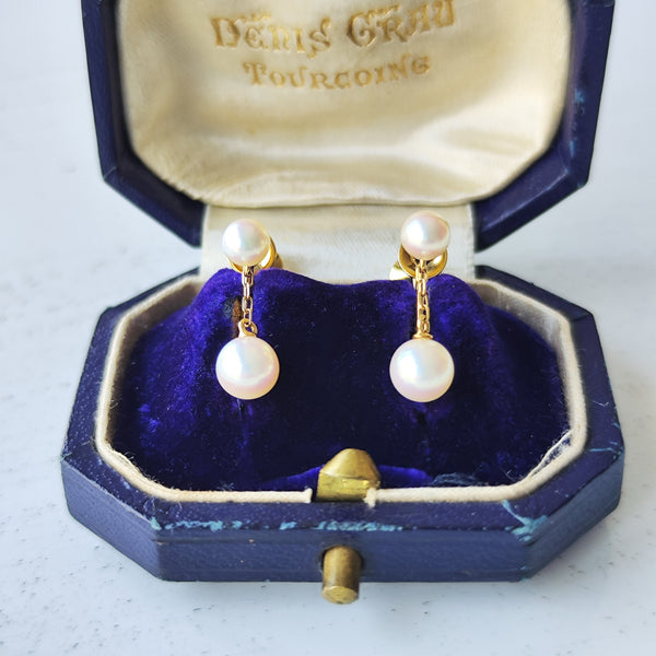 MIKIMOTO ミキモト あこや真珠 イヤリング