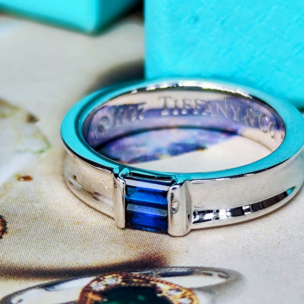 TIFFANY &Co ティファニー スタッキングリング サファイア