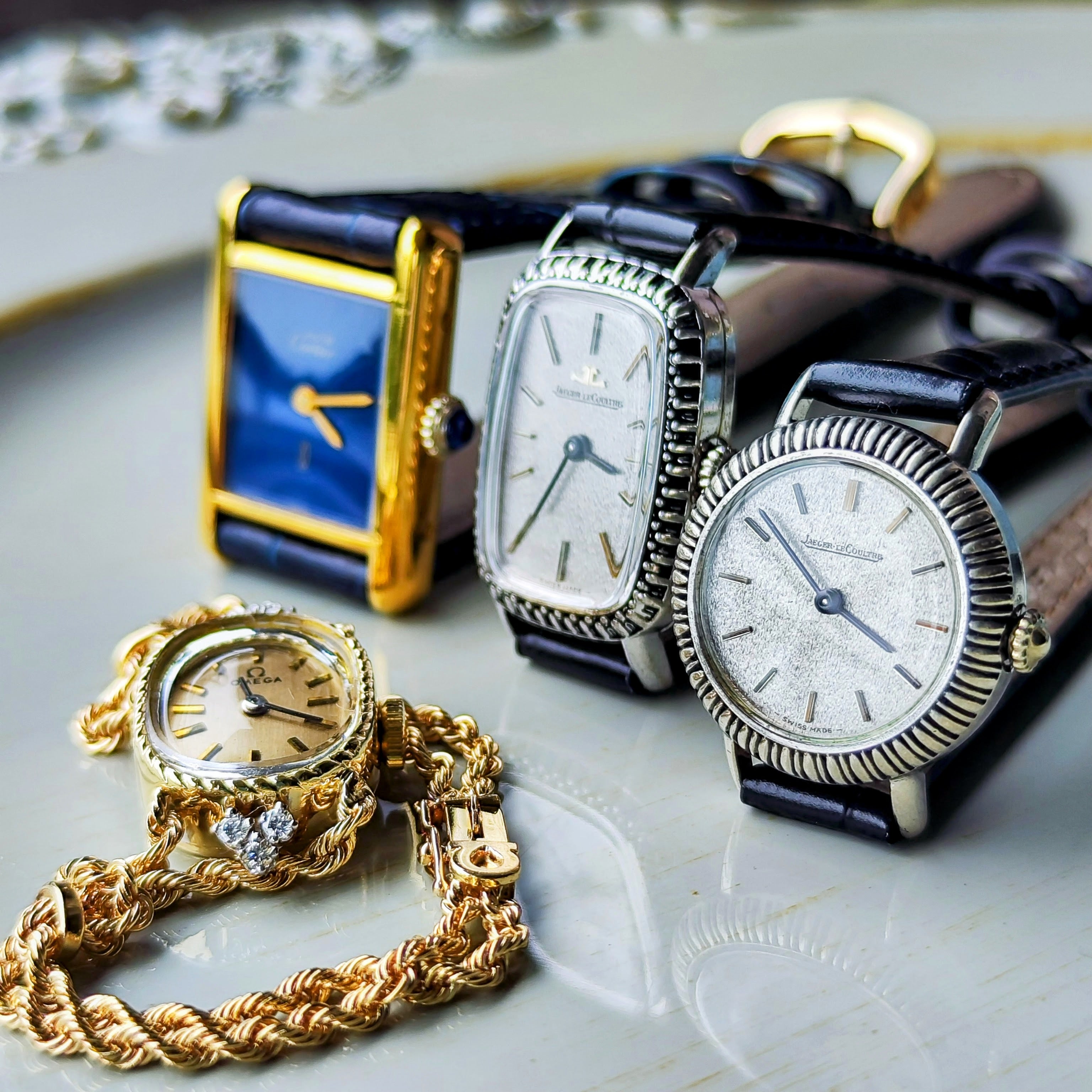 OH済み】JAEGER LE COULTRE ジャガー・ルクルト レクタンギュラー 銀