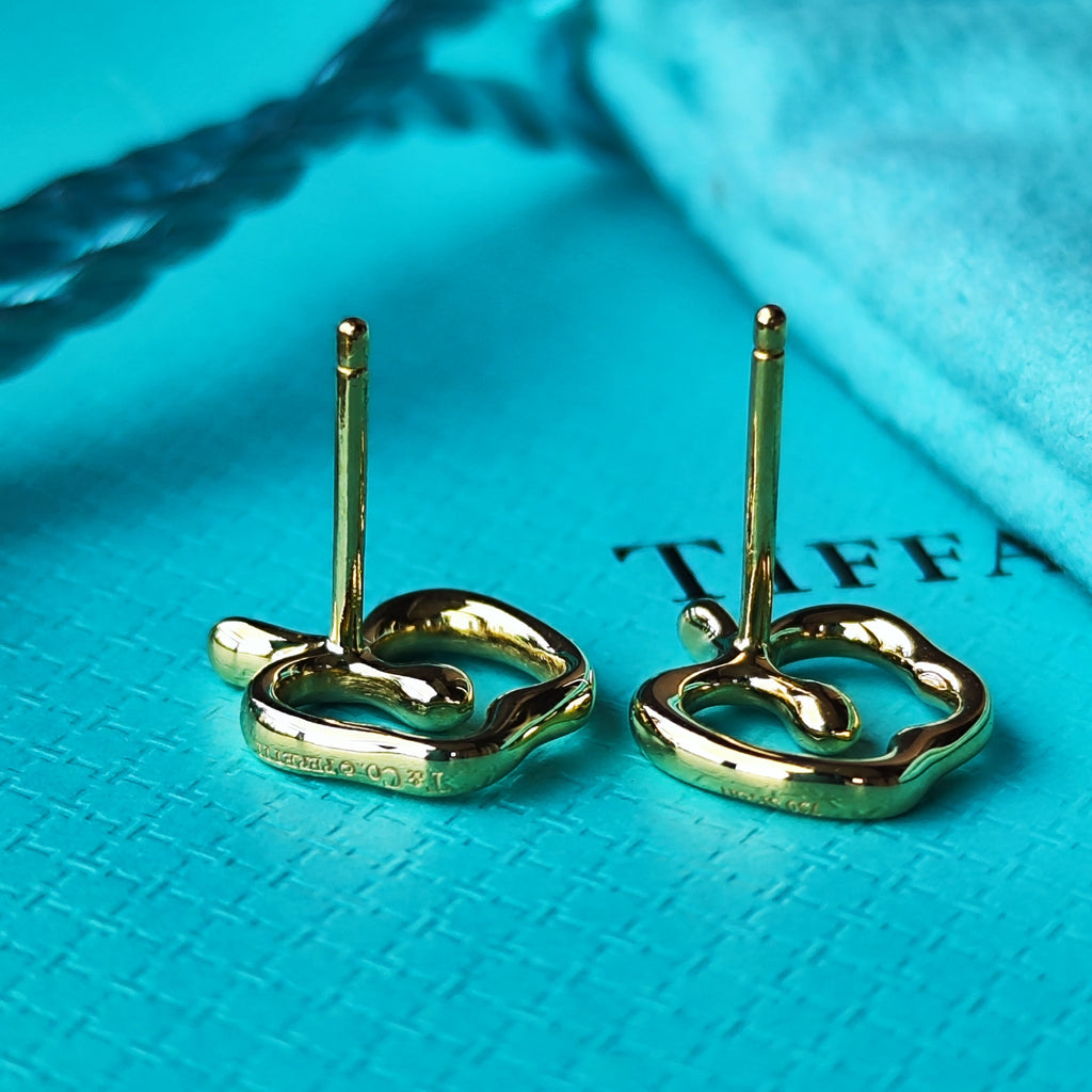 TIFFANY &Co ティファニー アップル ピアス 18金YG