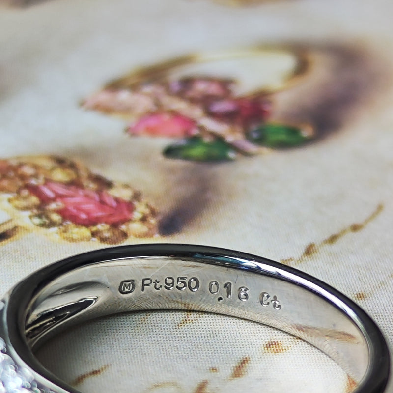 MIKIMOTO ミキモト 天然サファイア 天然ダイヤモンド リング