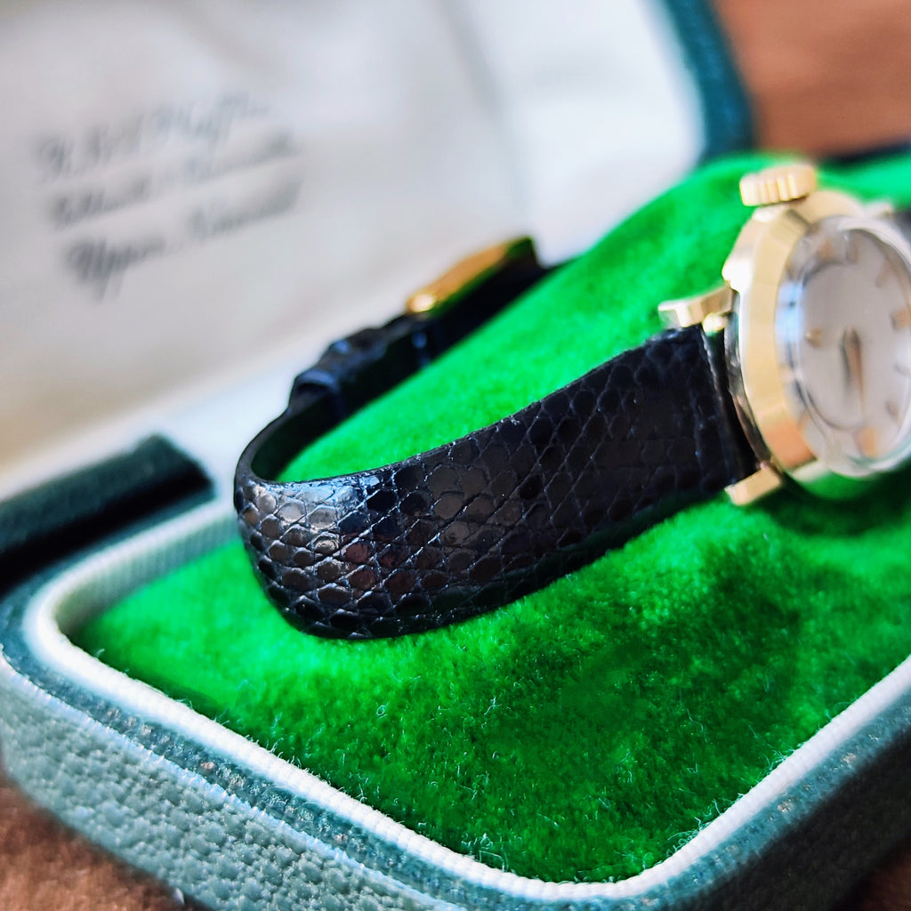 【お値下げ】OH済み LONGINES ロンジン ミステリーダイヤル 14金無垢 手巻き腕時計