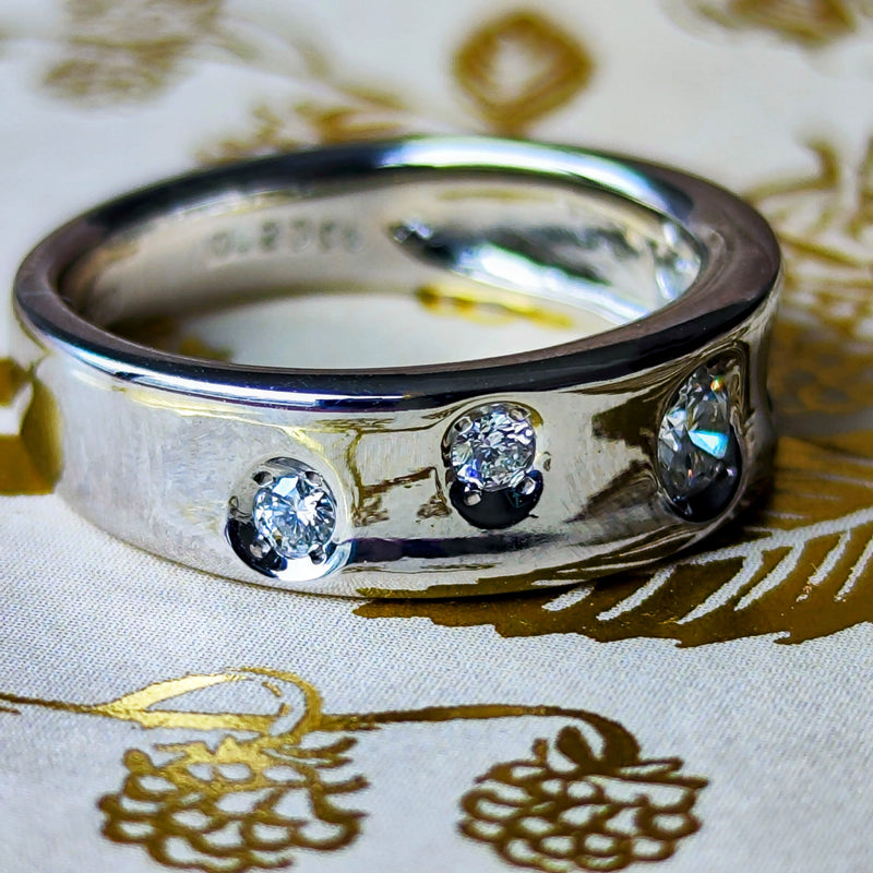 MIKIMOTO ミキモト 天然ダイヤモンド リング