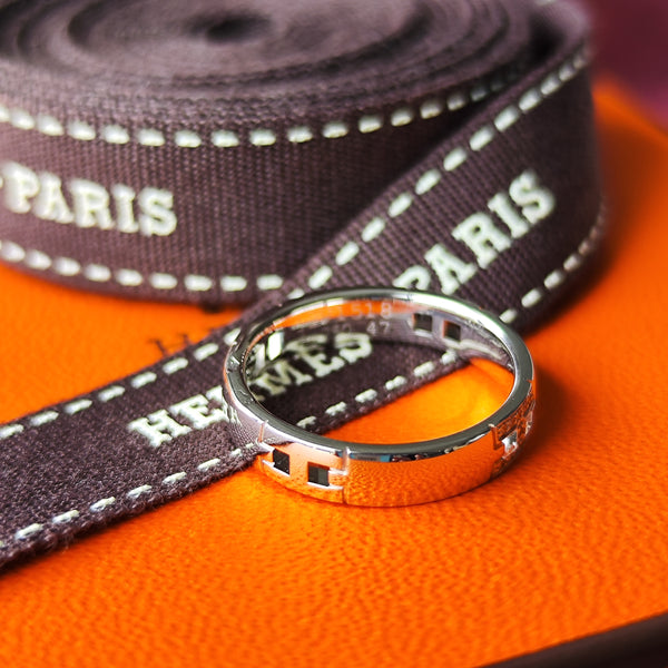 HERMES エルメス ヘラクレス 18金WG 7号