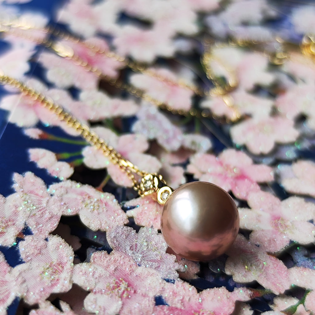 【さくらパール】葉桜 ネックレス