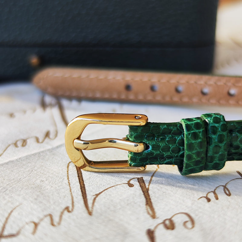 【金無垢】JAEGER LE COULTRE ジャガー・ルクルト バックワインド 手巻き腕時計