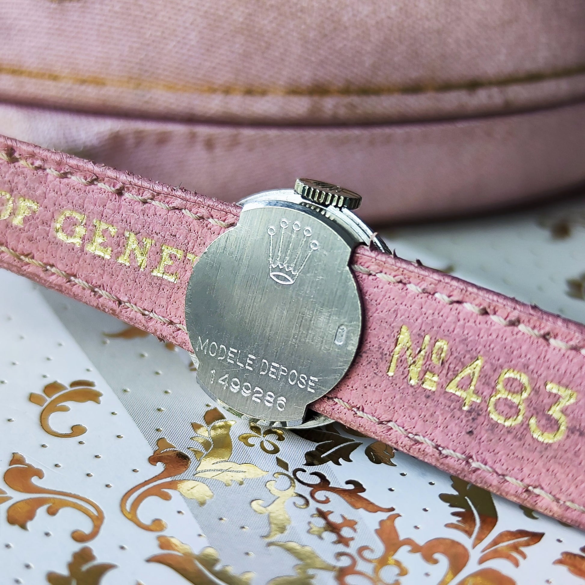 【ROLEX CHAMELEON】ロレックス カメレオン 18金無垢 手巻き腕時計 OH済み