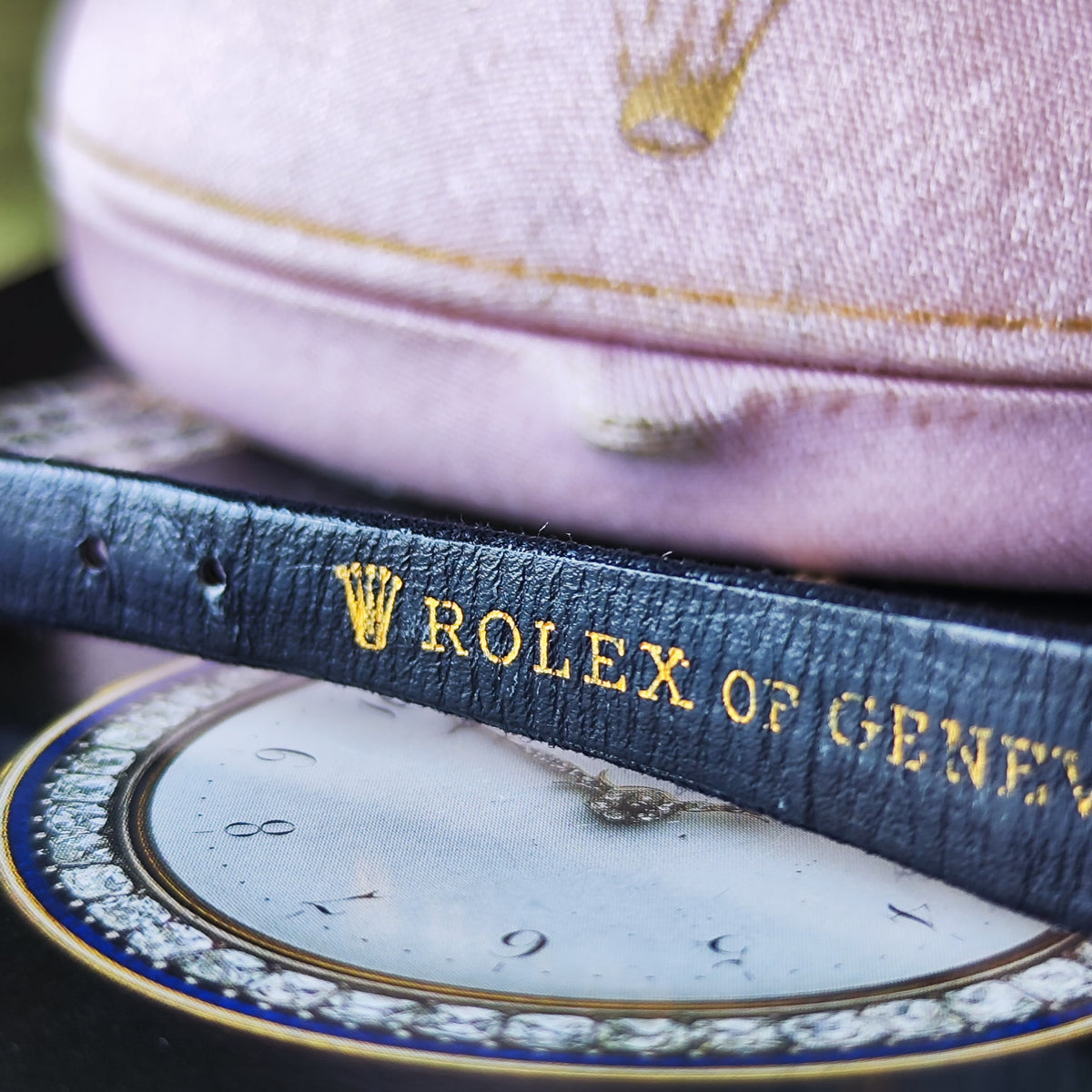 【OH済み】ROLEX ロレックス CHAMELEON カメレオン Orchid 18金無垢 手巻き腕時計