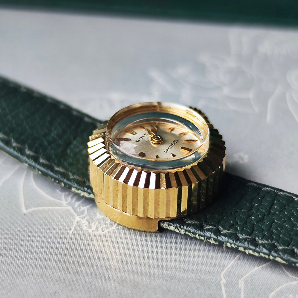 【ROLEX CHAMELEON】ロレックス カメレオン 18金無垢 手巻き腕時計 OH済み