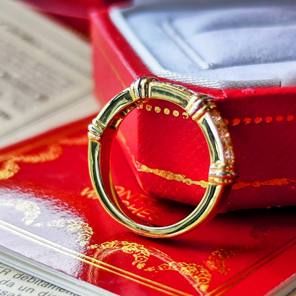 【Cartier 廃盤】カルティエ コンテッサ ダイヤモンド ハーフ 49