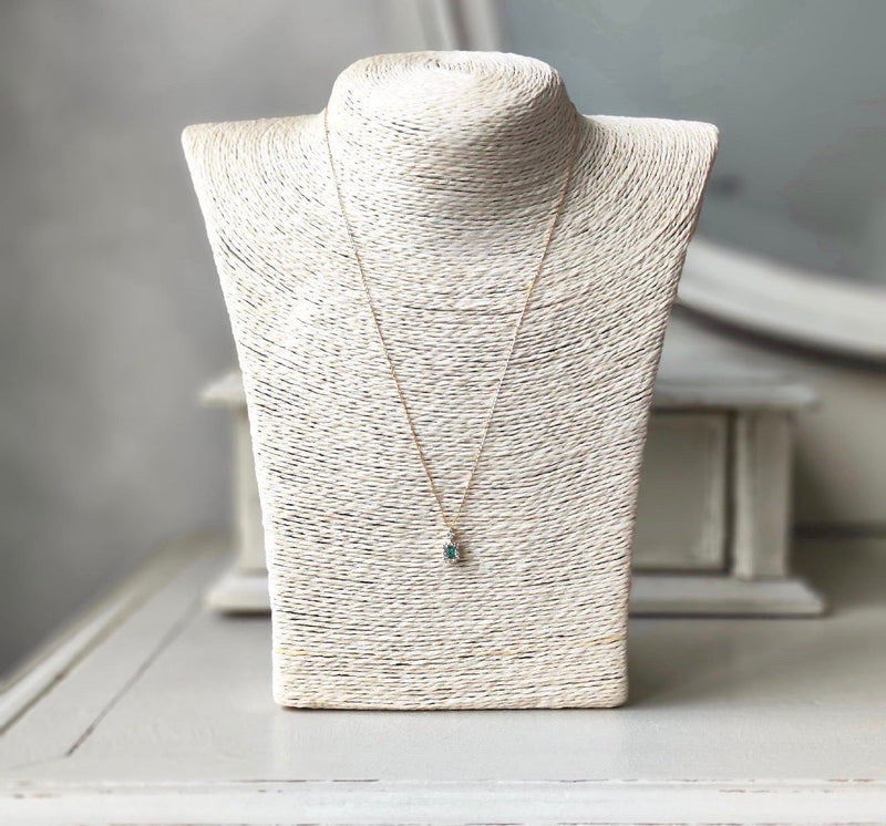 天然エメラルド コロンビア産 天然ダイヤモンド ネックレス