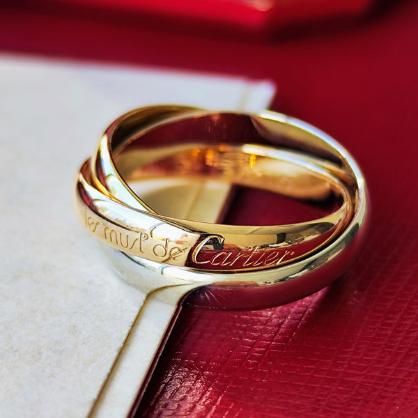 Cartier カルティエ トリニティ 18金 12号