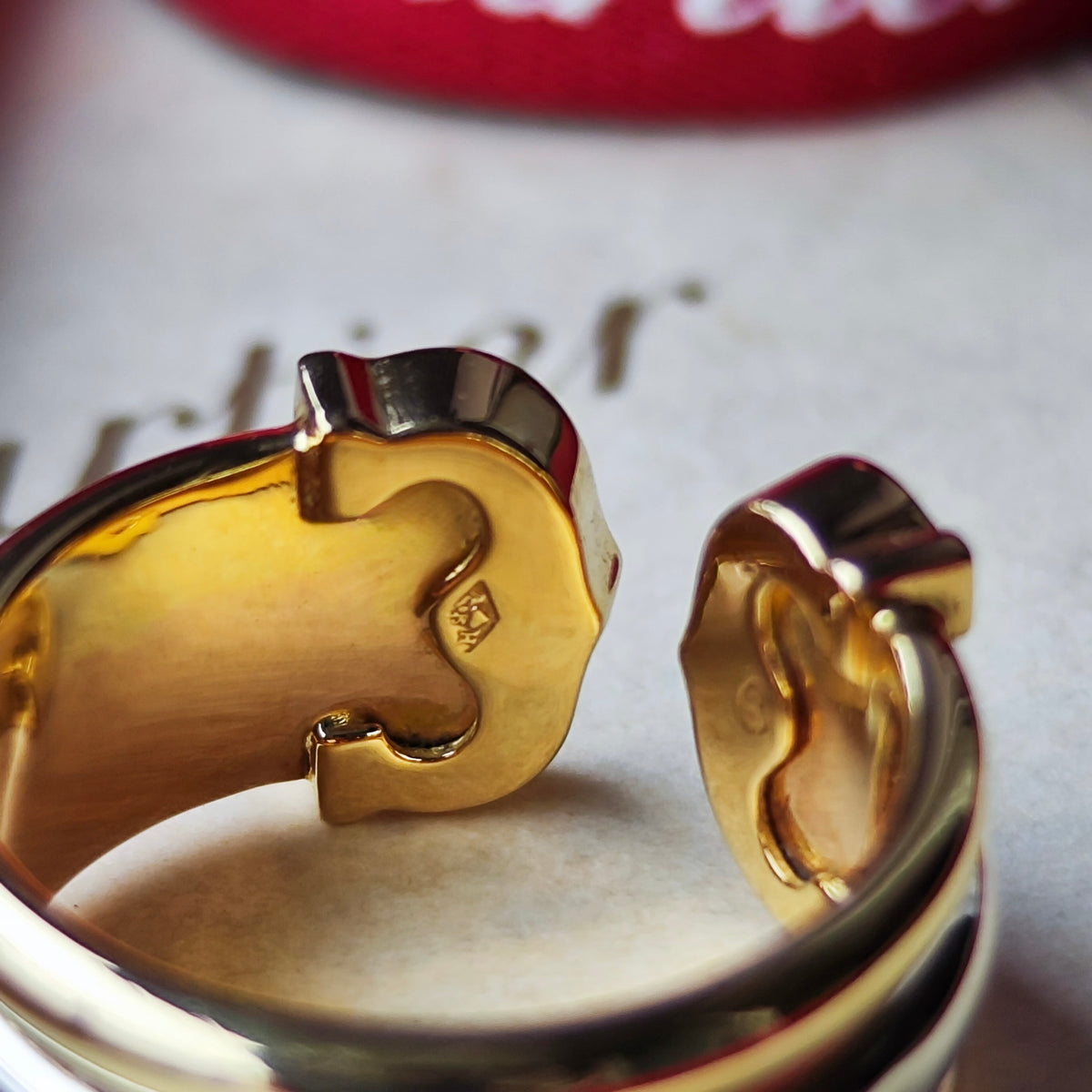 【廃盤 Cartier 】カルティエ 2C（デューブル・シー）ダイヤモンド 52
