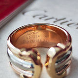 Cartier カルティエ 2C（デューブル・シー）18金 7号