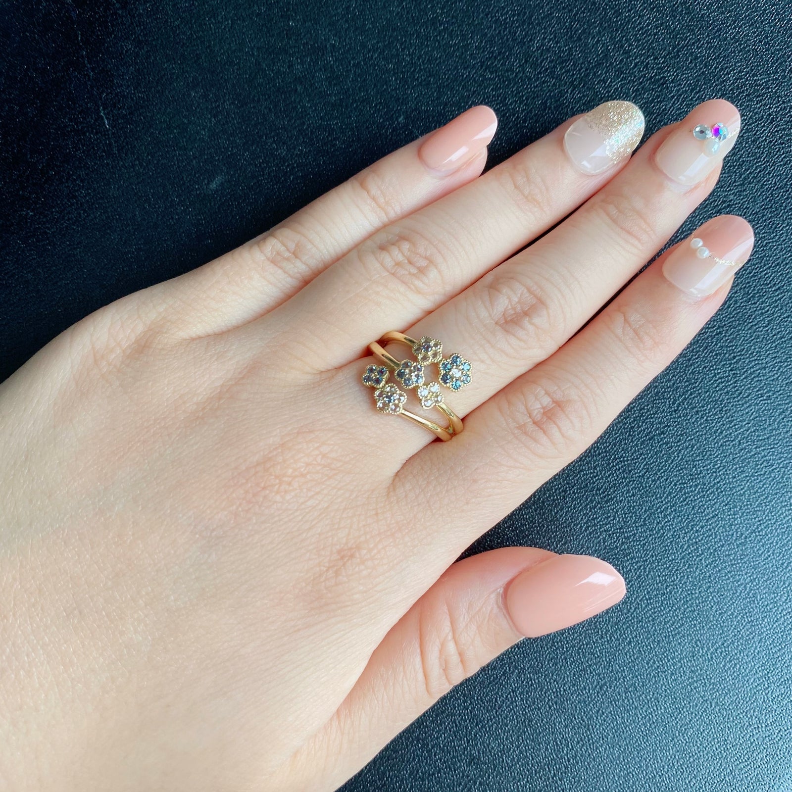 天然アレキサンドライト 天然ローズカットダイヤモンド リング – Mico