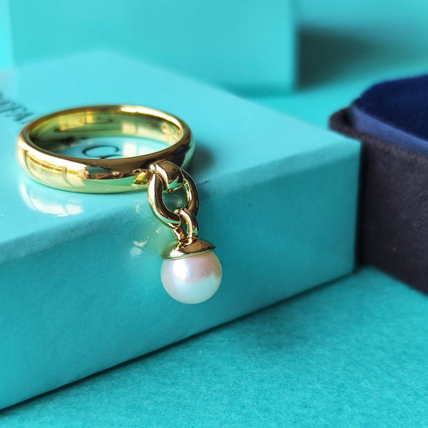 TIFFANY＆Co. ティファニー ドアノッカー あこや真珠 リング