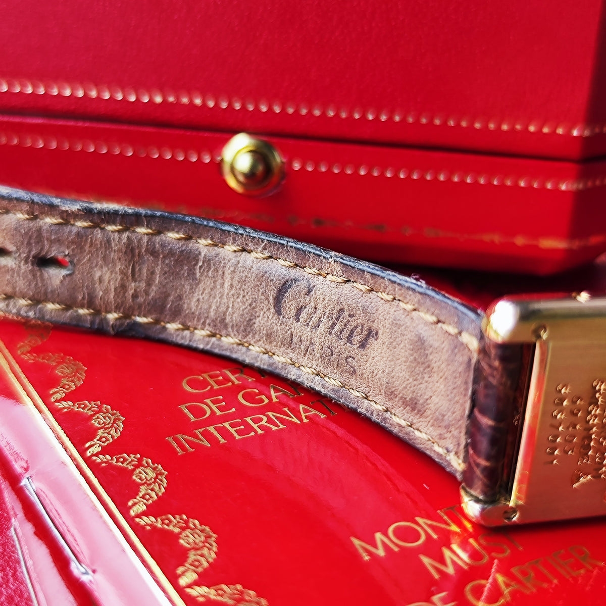 【OH済み】Cartier カルティエ マストタンク SM クォーツ腕時計