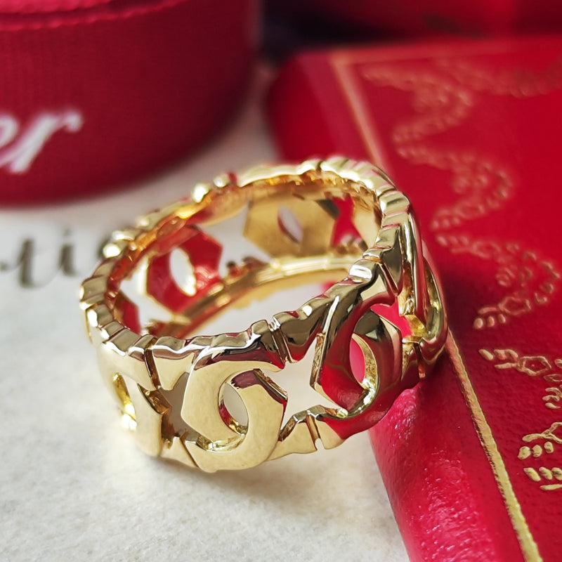 Cartier カルティエ アントルラセ 18金YG 8号 – Mico宝飾店
