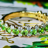 天然デマントイドガーネット 天然ダイヤモンド リング