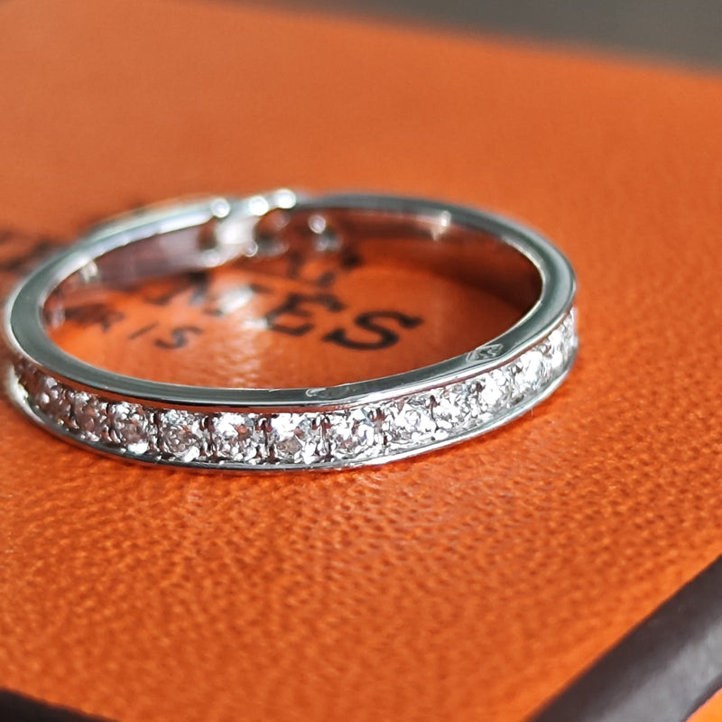 HERMES エルメス エヴァーセリエ ダイヤモンド 0.37ct フルエタニティリング