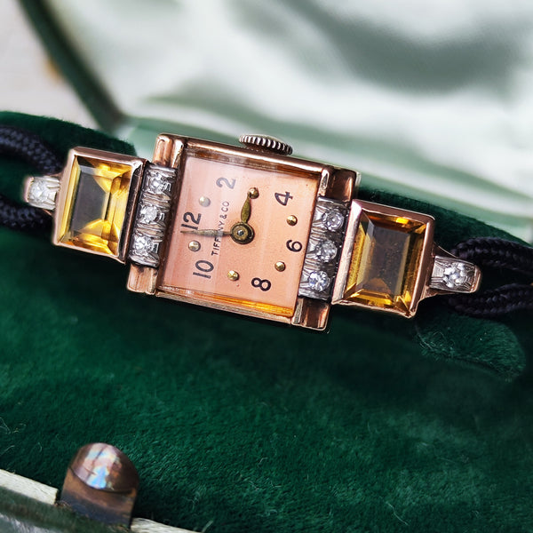 【OH済み】TIFFANY&Co ティファニー 1940年代 アンティーク腕時計
