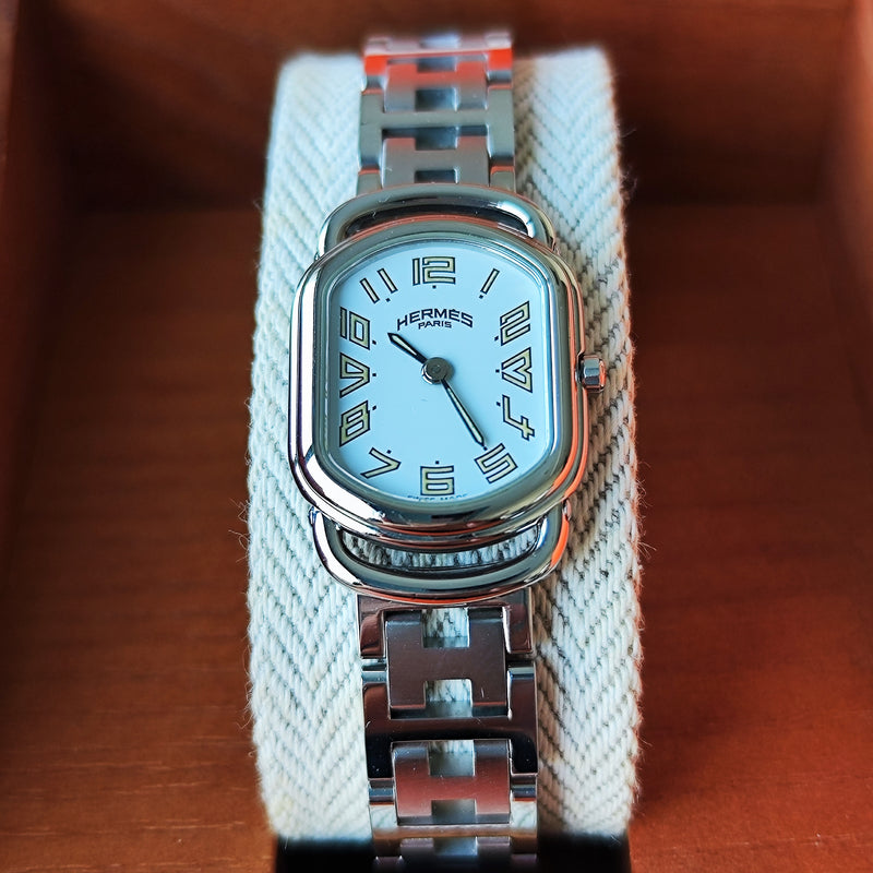 HERMES エルメス ラリー クォーツ腕時計