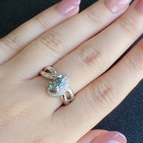 【大粒 0.82ct】天然アレキサンドライト 天然ダイヤモンド リング
