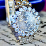 Van Cleef & Arpels ヴァンクリーフ&アーペル 18金無垢時計 ダイヤモンド サファイア