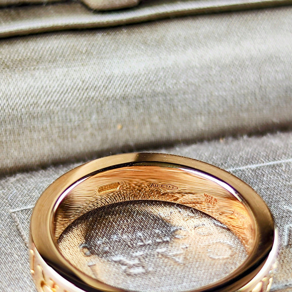 BVLGARI ブルガリ B-ZERO1 ビーゼロワン エッセンシャルリング ダイヤ 18金PG