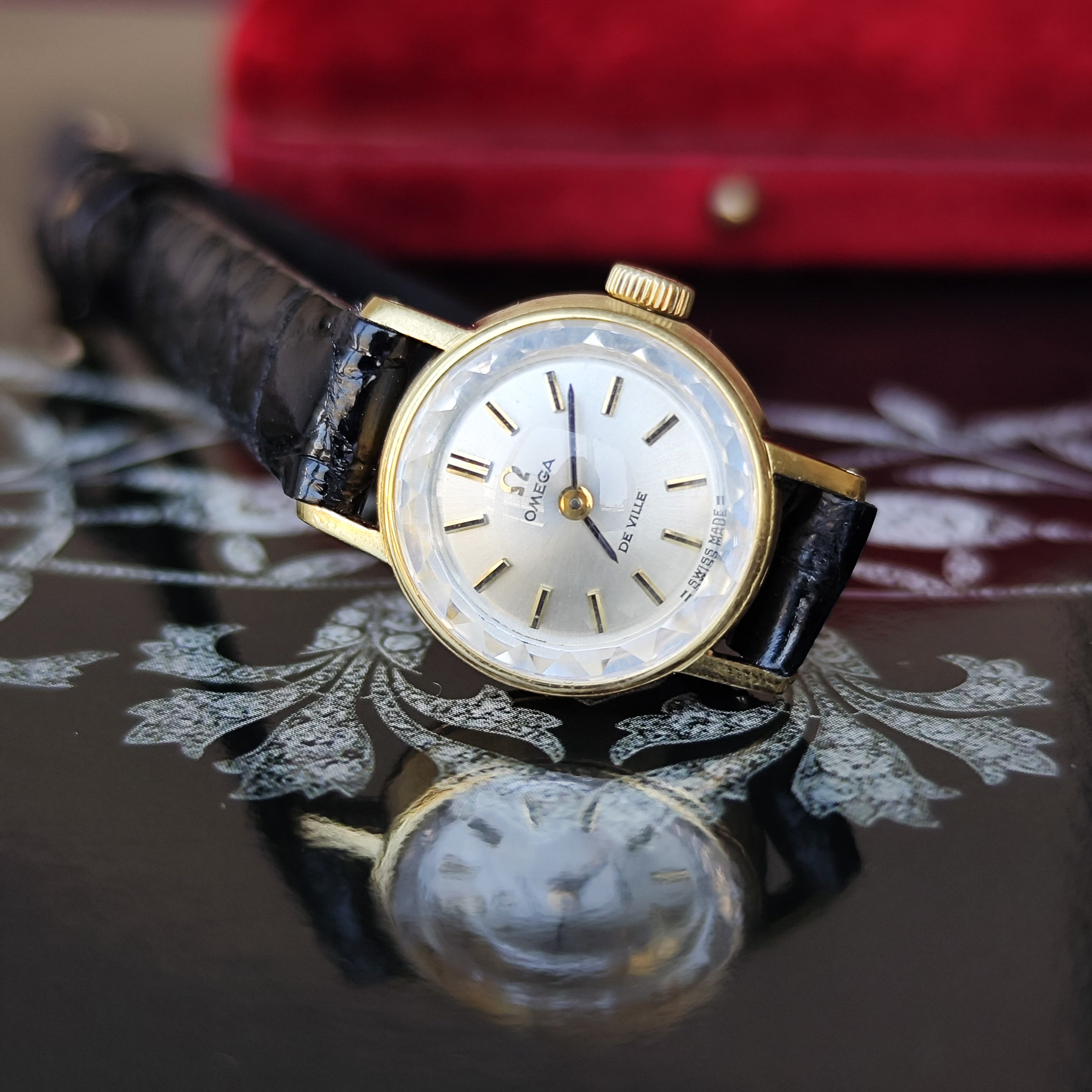 OH済み 美品】OMEGA オメガ De Vil デビル 18金無垢 手巻き OH済み 美品】OMEGA オメガ De Vil デビル 18金無垢 手巻き