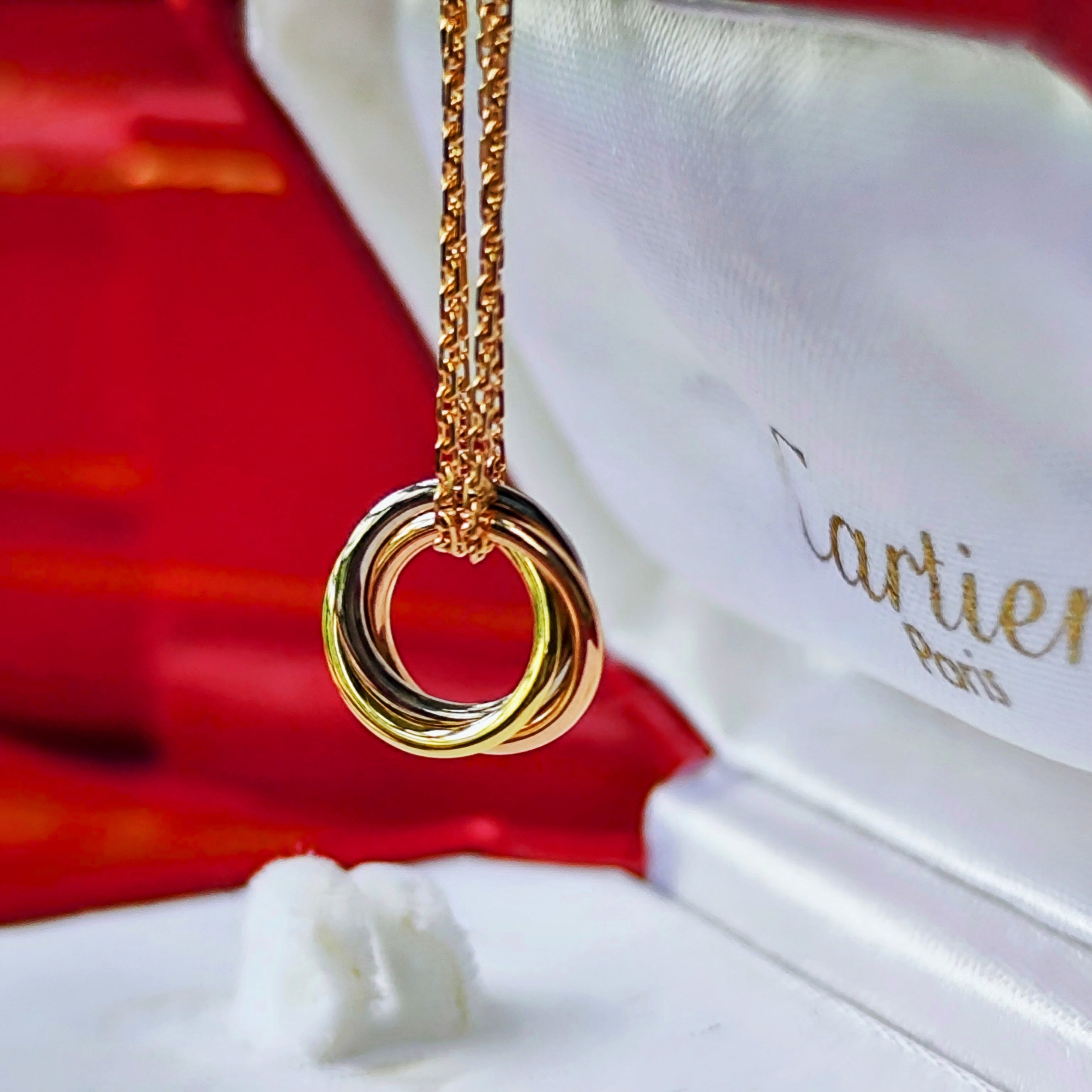 Cartier カルティエ トリニティ ミニモデル ネックレス – Mico宝飾店