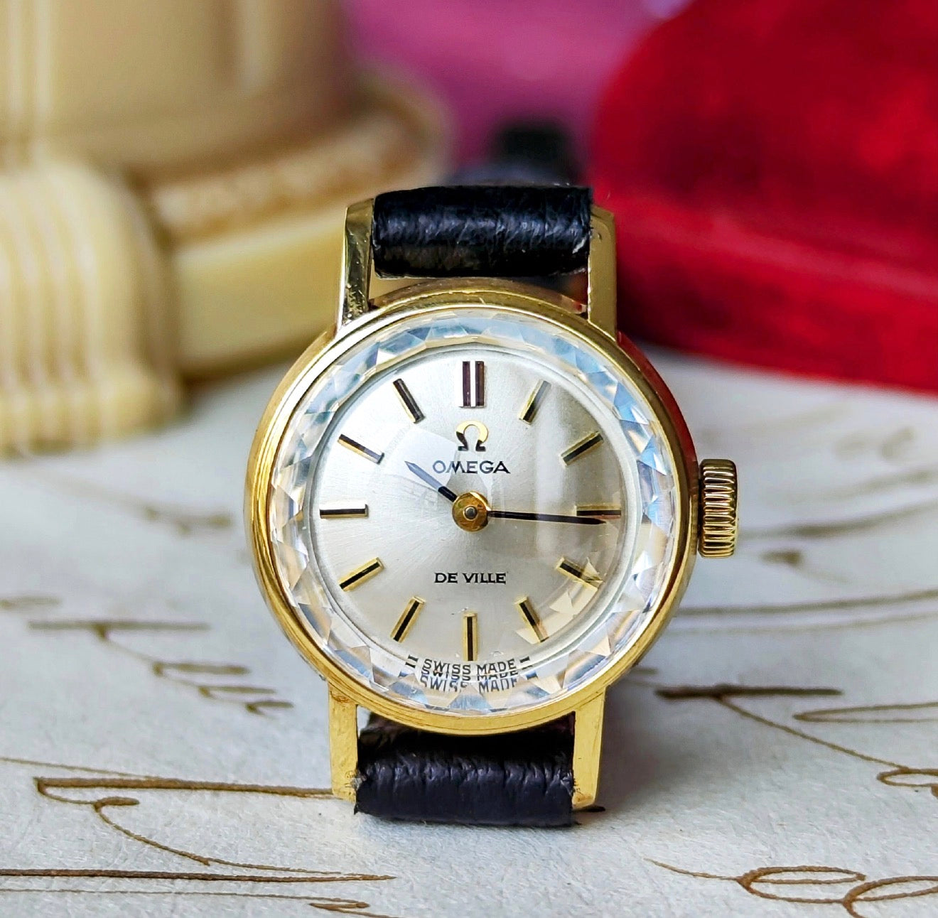 【OH済み 美品】OMEGA オメガ De Vil
デビル 18金無垢 手巻き 腕時計