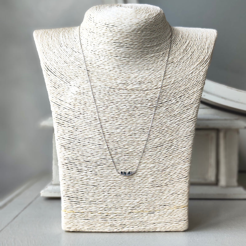 【初期の頃のルース】天然グランディディエライト 天然ダイヤモンド ネックレス