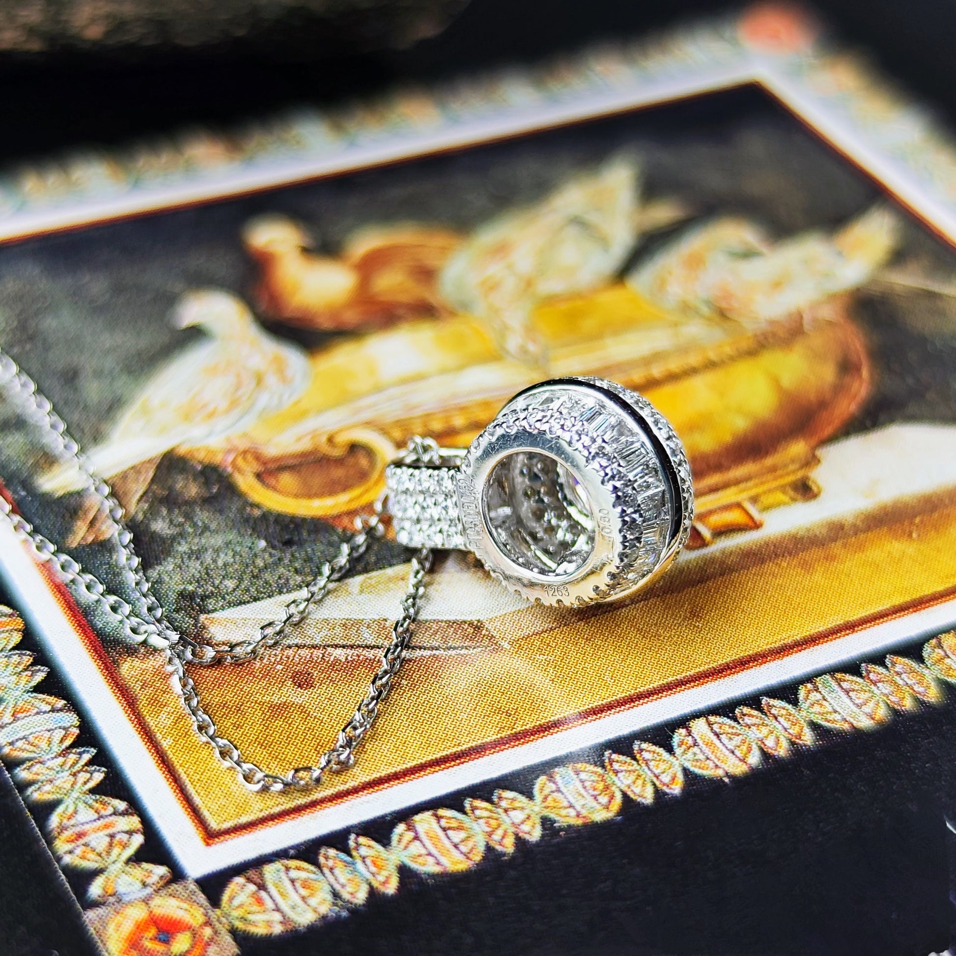 【インターナリーフローレス】天然ダイヤモンド 0.52ct Dカラー 3EX ネックレス