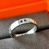 HERMES エルメス ヘラクレス ダイヤモンド 18金WG 6号