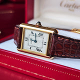 Cartier カルティエ マストタンク MM クォーツ腕時計