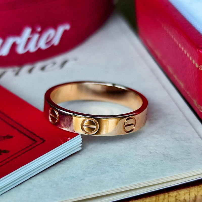 Cartier カルティエ ミニラブリング 18金PG 12号