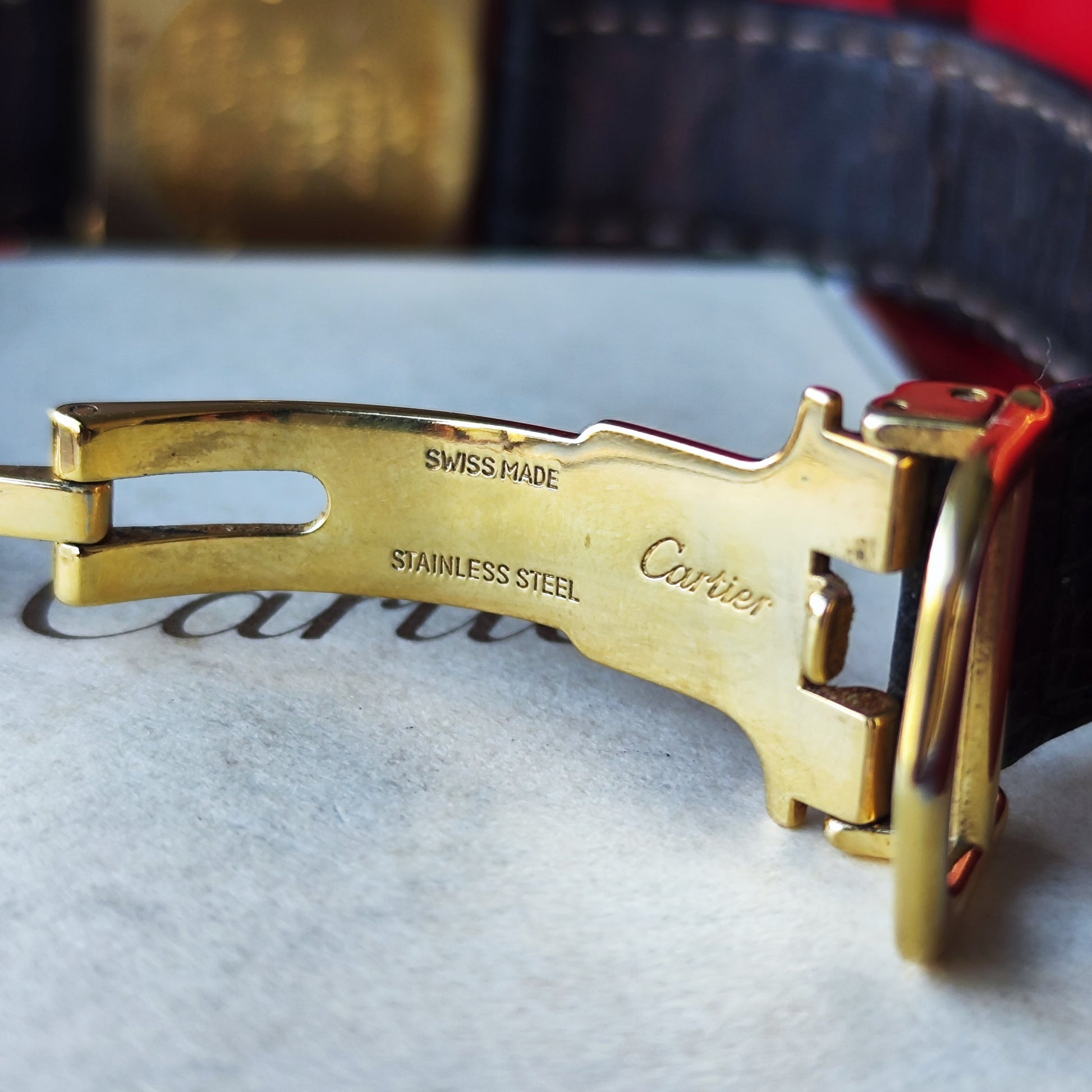 Cartier カルティエ マストタンク クォーツ腕時計