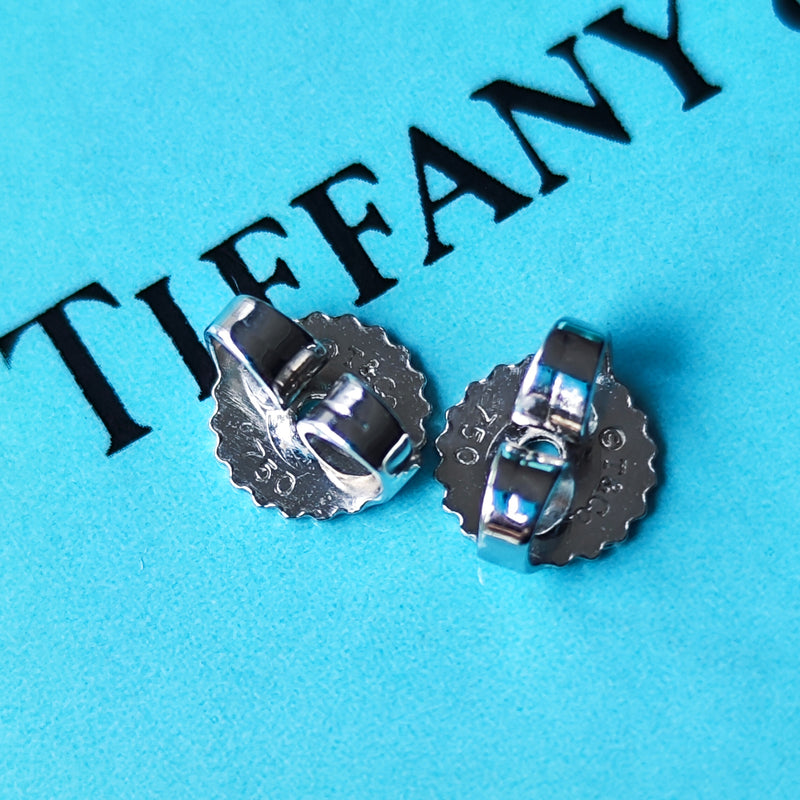 TIFFANY &Co ティファニー Tスマイル 18金WG ピアス