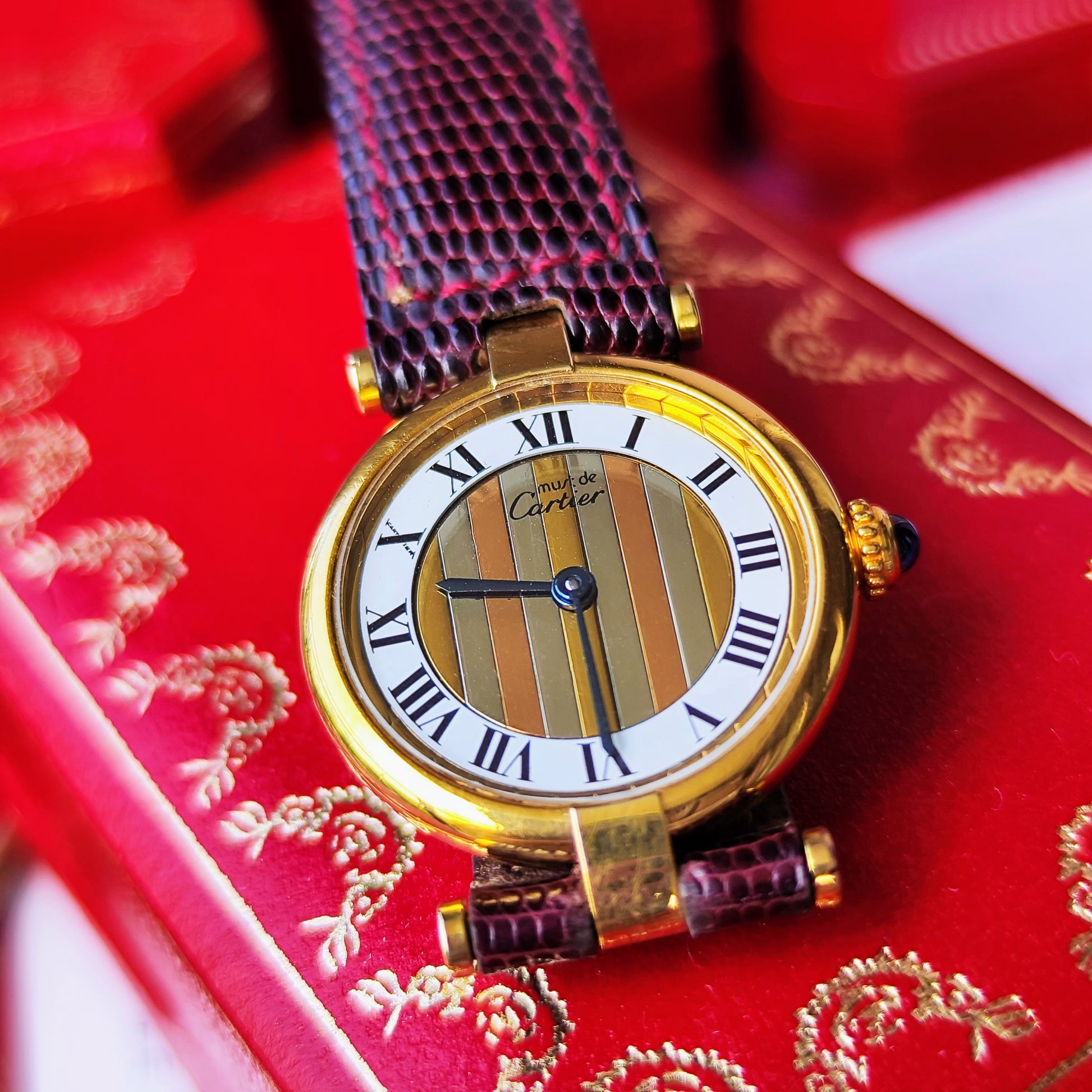 Cartier カルティエ マスト ヴァンドーム スリーカラー トリニティダイヤル