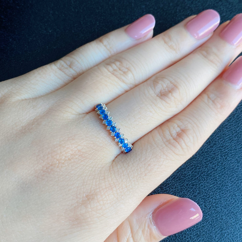 天然アウイナイト 天然ダイヤモンド リング