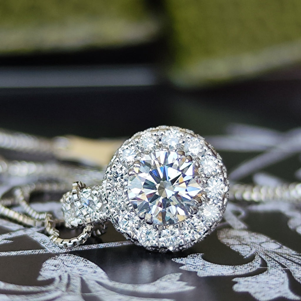 【最高級品質】天然ダイヤモンド0.53ct フローレス Dカラー ネックレス GIA