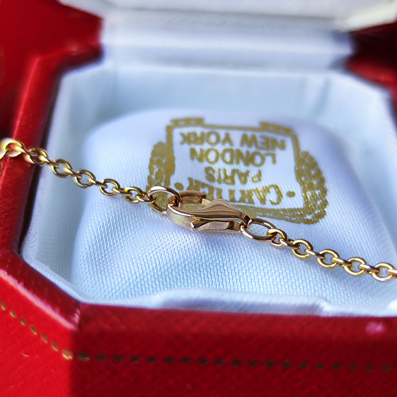 Cartier カルティエ ベビーラブ ネックレス 18金PG